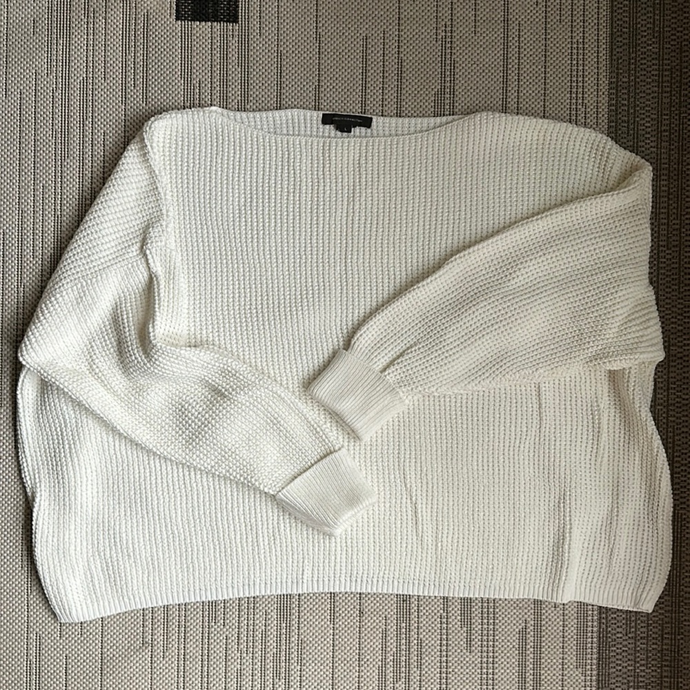 French Connection Millie Mozart Waffle Sweater